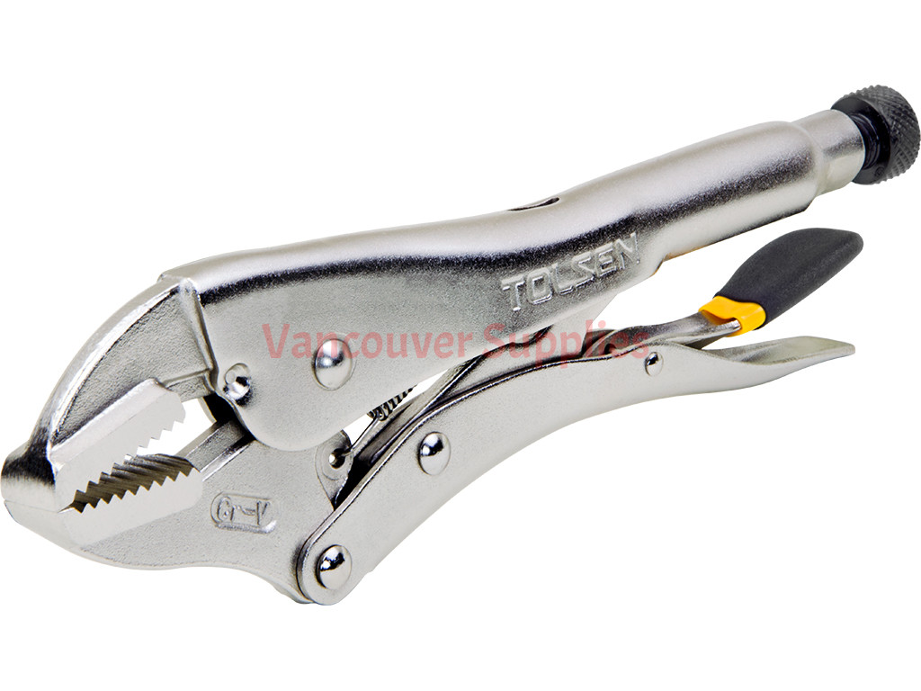 2-Pack Ground Mouth Straight Jaw Locking Pliers – High Carbon Steel Vice Grip, Adjustable & Labor-Saving